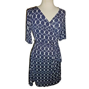 Gilli Dress‎ Womens Small S Blue 3/4 Sleeve Vintage